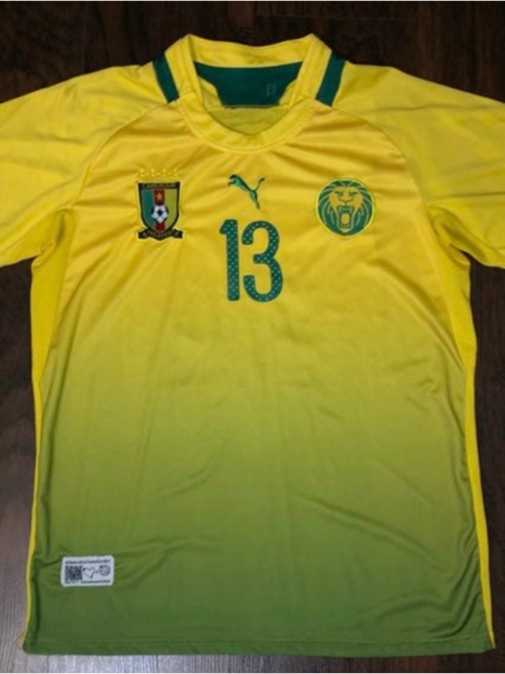 Cameroon #13 2012/13 Puma Jersey Size Large